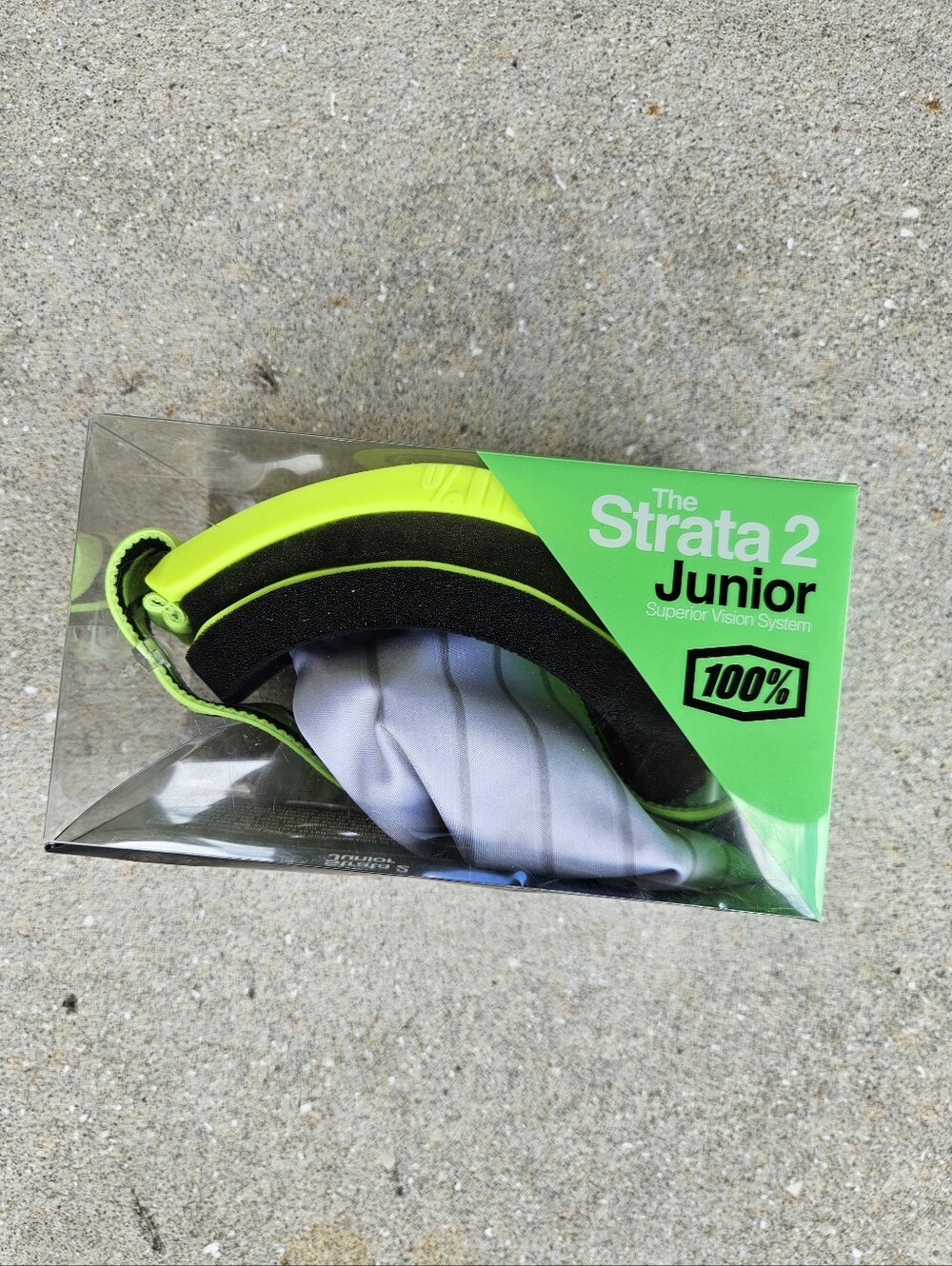100% Strata 2 Junior Goggles (2024) OSFM 50031-00010 610-5252 5645-1113-00